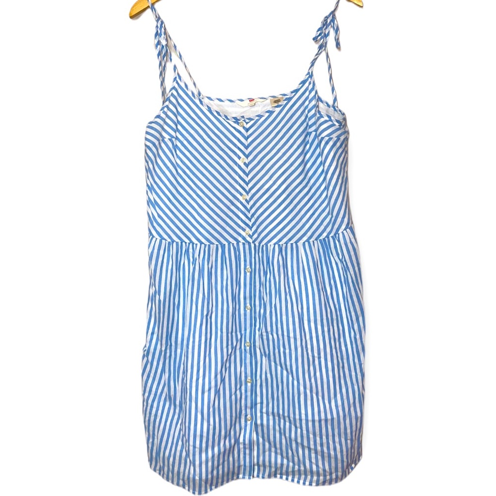 Levi’s spring striped blue dress